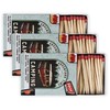 PROF Set di 3 scatole da 100 fiammiferi, lunghezza 5,5