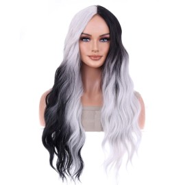 Unbranded Long Wavy Curly Full Hair Wigs Cosplay Costume Fancy Party Lady Anime Womens