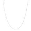 14k REAL White Gold Solid 1mm Singapore Chain Necklace with