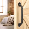 Eumtenr Rustic Barn Door Handle, 10" Heavy Duty Large Design