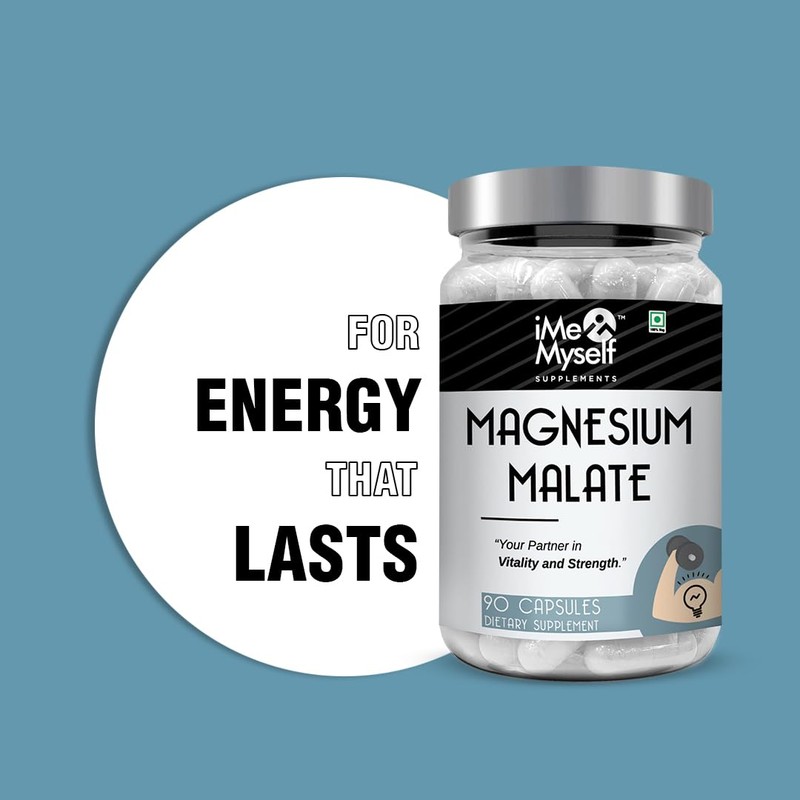 iMeMyself Magnesium Malate Dietary Supplement – 90 Capsules