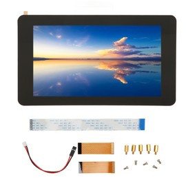 7 Inch DSI LCD Touch Screen 5 Point Touch 800x480 170 Degree Viewing Angle IPS Display Monitor for Core3566 for VisionFive2