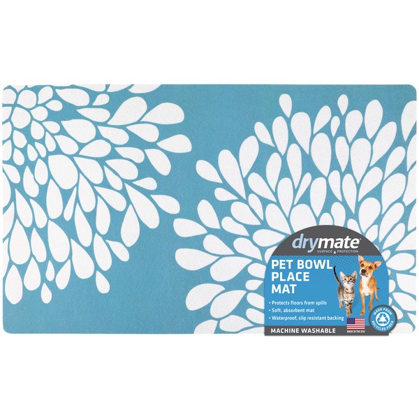 Drymate Pet Bowl Placemat, Dog & Cat Food Feeding Mat