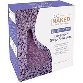 Too Naked Serenity Spa Lavender Strip-Free Wax Beads, Hair Removing Depilatory Wax size 28.8 Ounces