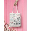 Librarian Gift Library Due Date Tote Bag Reading Bookish Gift