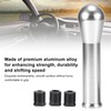 15cm/5.9in Manual Automatic Shift Knob Gear Stick Aluminum Alloy Accessory