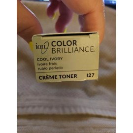 Ion Bright White Cool Ivory Creme Toner Color Brilliance Dye