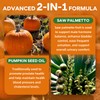 BVIVLOO Pumpkin Seed Oil Gummies with Saw Palmetto, Organic Pumpkin