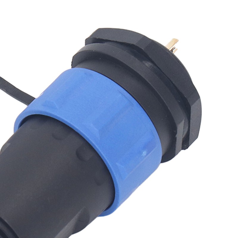 3 Pcs SP21 Aviation Connector 2 Pin IP68 Waterproof Rear