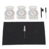 Hearing Amplifier Cleaning Kit Replacement Wax Filters Set with Cloth