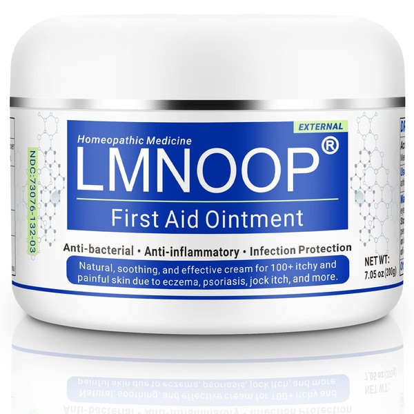 LMNOOP Eczema Cream for Dry, Itchy, Irritated, and Eczema Prone Skin, Maximum Strength Treatment Ointment for Rash, Psoriasis, Dermatitis(7.05oz)