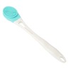 Electric Body Scrubber Brush 3 Speed Vibration Green Waterproof Long