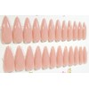 Naturally Nude Glossy Stiletto Press-On Nails - 24 Pieces -