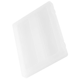 Operitacx Portable Project Case Plastic Letter A4 File Folder Paper Scrapbook Paper Storage Box Documents Craft Container Case Office Supplies