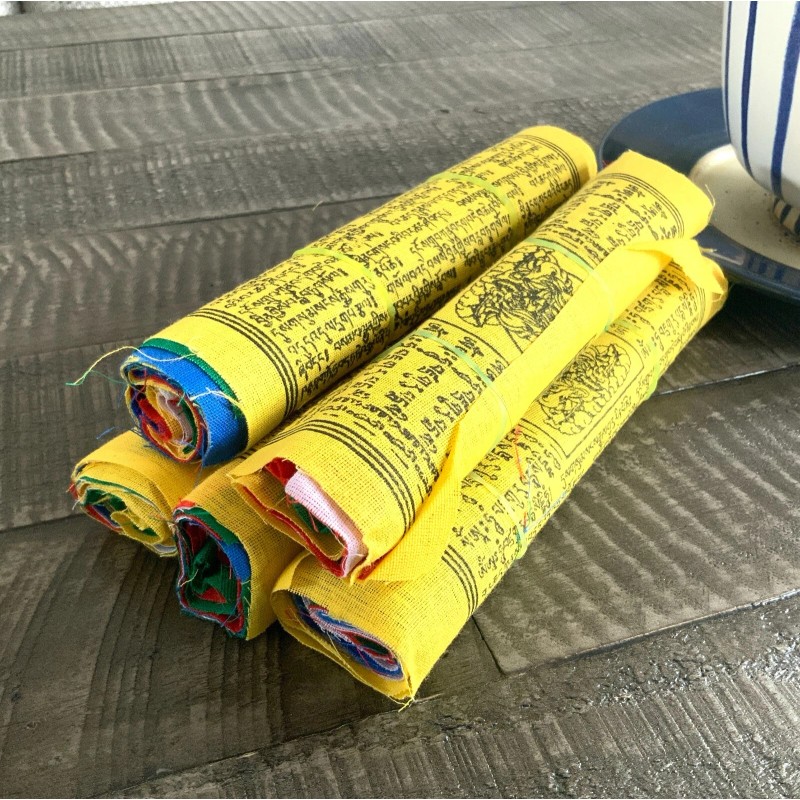 Tibetan Prayer Flags. 100% Cotton Lungta 7 Inches, 50 Pcs