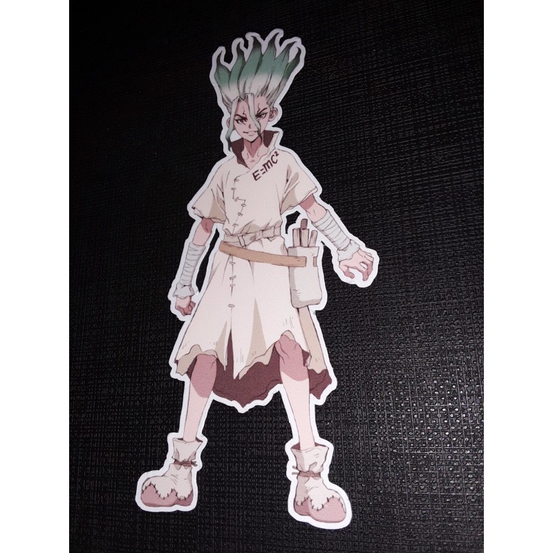 Dr. Stone Senku Ishigami Glossy Sticker Anime Waterproof!