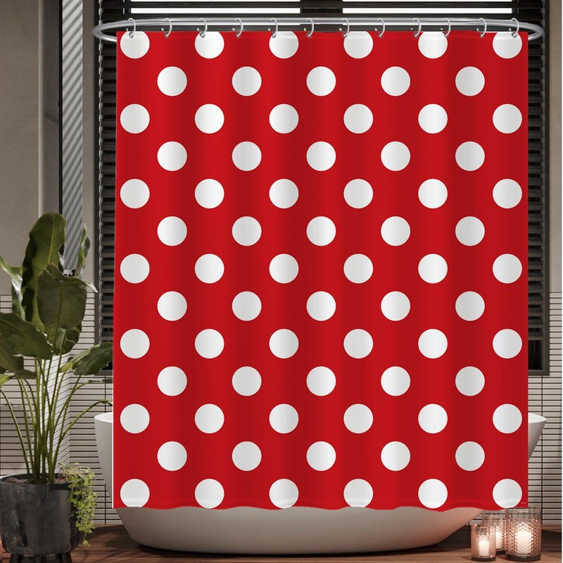 Ulticool Shower Curtain - Polka Dot Dots - 180 x