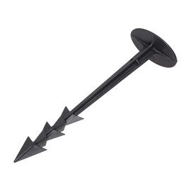 GARDENIX® pack of 10 TerraPEG XL (8") Extremely Stable Ground Anchor for Hard Ground Securing Pegs Landscape Fabric Peg for Weed Fabric Ground Sheet Cover Tent