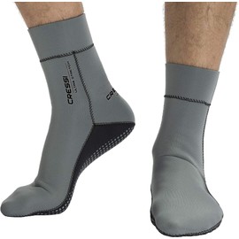 Cressi Ultra Stretch Neoprene Socks 1.5mm Neoprene Socks - Grey, M