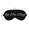 Vnwoalu Funny Words Sleep Eye Mask Let Me Sleep Men