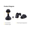 Equip 351025 Wireless 1D Laser Barcode Scanner Long Distance with