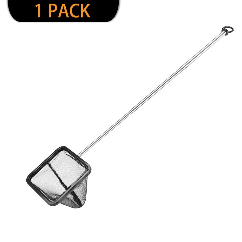 Filhome 7cm Aquarium Fish Net with Extendable Stainless Steel Long