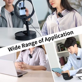 BOYA Wireless Lavalier Microphone for Type-C Devices, BY-XM6-K5 Plug-Play Mic with 328ft Range for USB-C Android Phone Video Recording, Interview, Vlog, Tiktok, Auto Pair and Noise Reduction