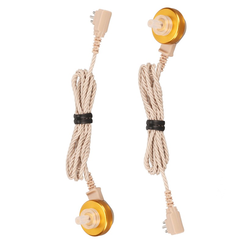 2 Set BTE Sound Aid 3 Pin Cable Wire Clearer