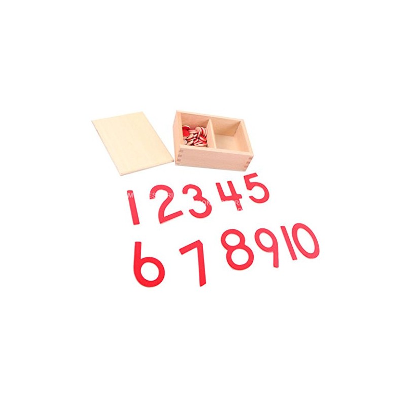 Adena Montessori Cut-Out Numeral and Counters