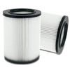2 Pack Standard VF4000 Replacement Wet/Dry Vacuum Filter, Compatible with