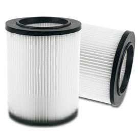 2 Pack Standard VF4000 Replacement Wet/Dry Vacuum Filter, Compatible with Wet Dry Vac 5-20 Gallons Vacuum Cleaner