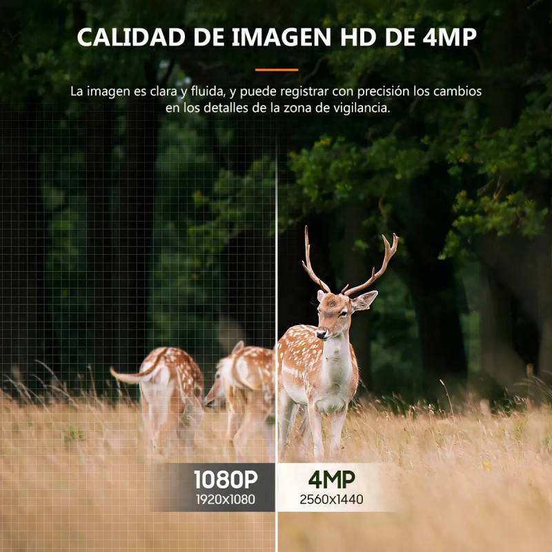 Encubierto Camara Solar 4g Chip Sim 4mp Alarma Ptz Ubox