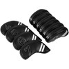 Craftsman Golf 10ps/set White Stripes Iron Headcover Covers set Protector