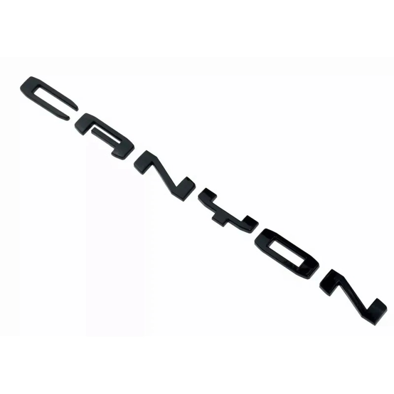 GMC 1PC Gloss Black Rear Tailgate Canyon Emblems Badge 2023-2025