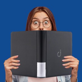 D DACCKIT Top Loader Binder, Holds 288 Cards - 9 Pocket Top Loader Binder for 3" x 4" Rigid Card Holders for Trading Cards or Sports Cards（Classic Black Model A）