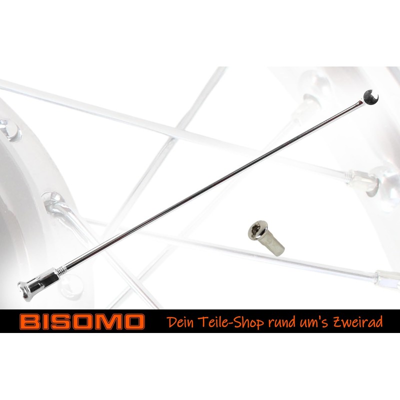Spoke Set 143.5 mm Moped Spoke with Nipple M3.5 Spoke