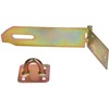 KOTARBAU® Hasp with Padlock, 3 Different Sizes, Yellow Galvanised, Overflow