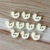 10PCS Resin Button with Duck Pattern,2-Hole Button,0.51 * 0.47inches