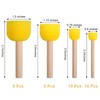 Round Sponges Brush Set, 30 Pcs Round Foam Brush for