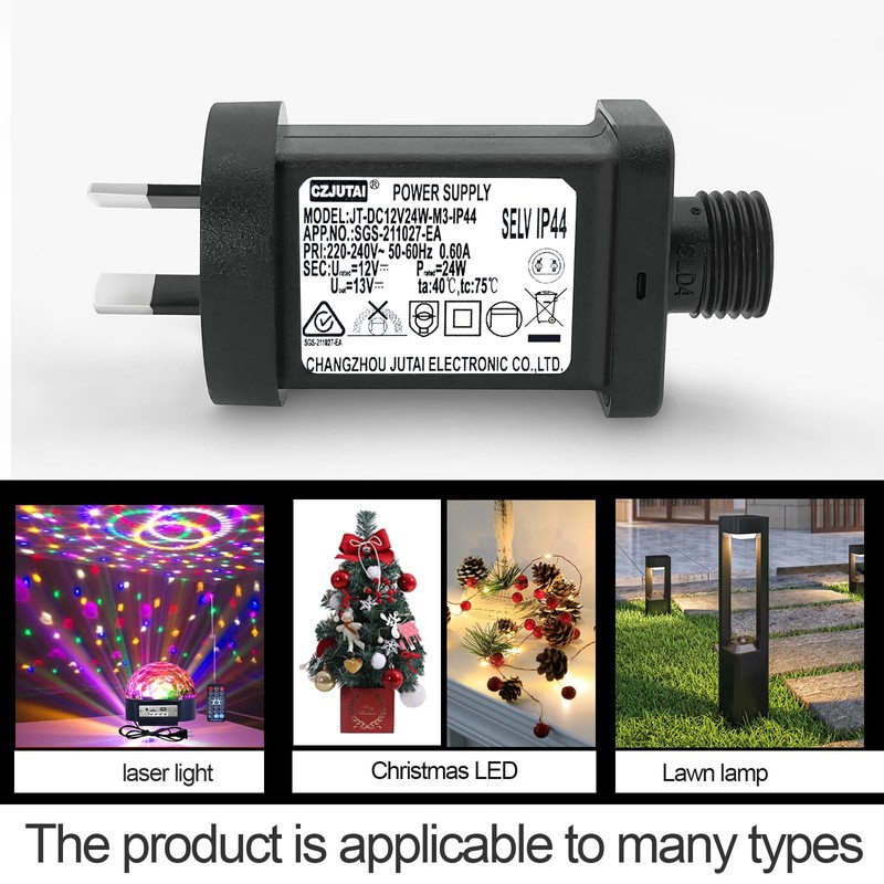 Replacement LED Power Supply for CZJUTAI JT-DC12V24W /15W /12W /9W