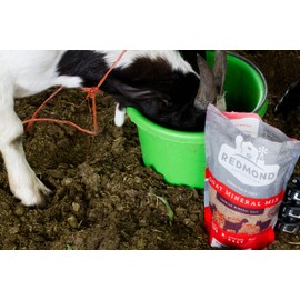 Redmond Goat Mineral Supplement - A premium sea salt with essential trace minerals and Vitamins ( 5 LB )