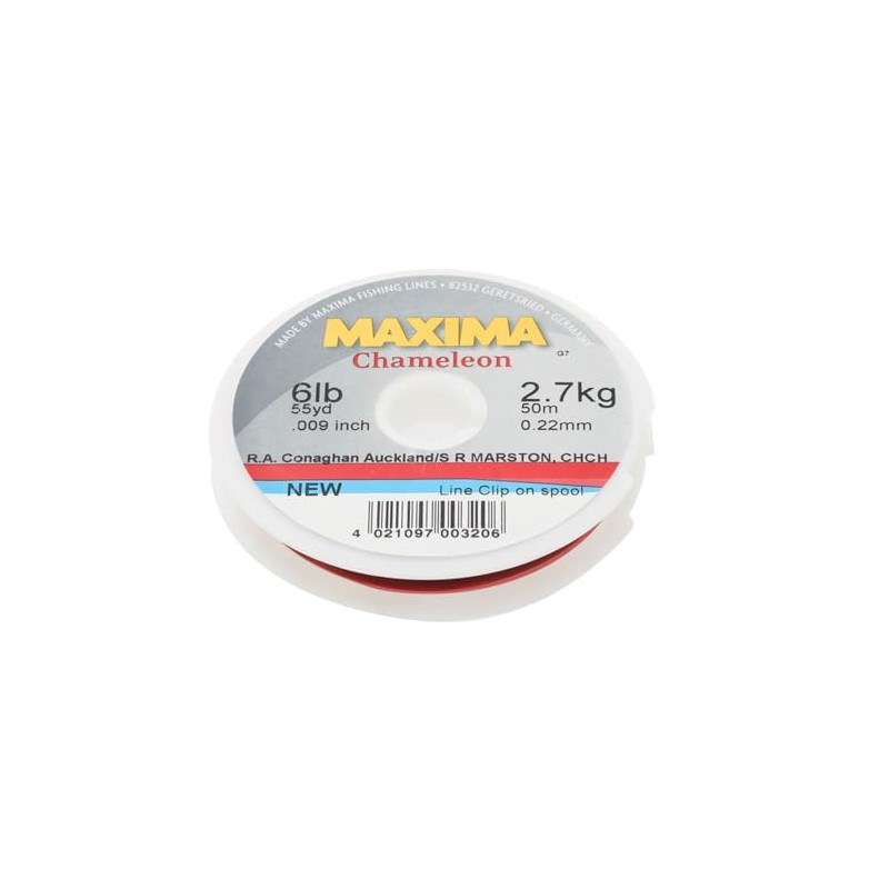 Maxima Chameleon Monofilament Fishing Line, 6 lb Breaking Strength, 50
