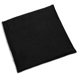 Current Seeds Cushion 24 x 24 cm Black Small Grain Cushion Heat Cushion & Cold Compress