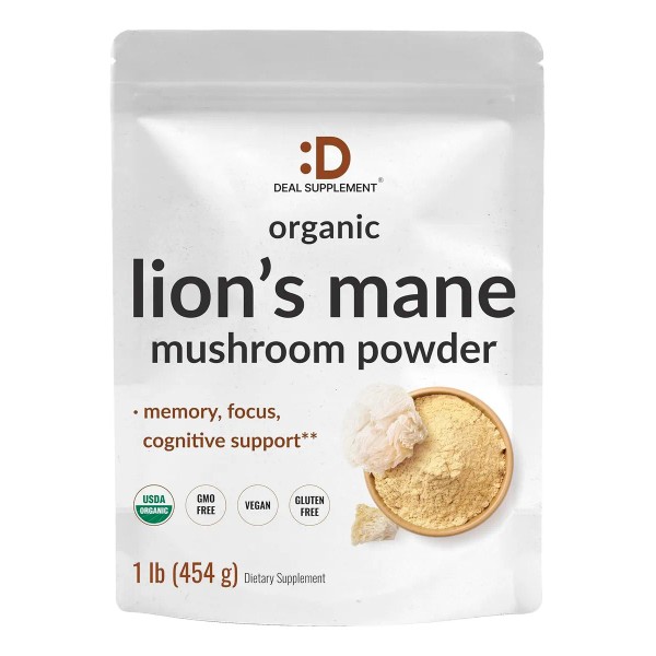 Nootropico Lions Mane Melena De Leon Organico Vegano Eg J39