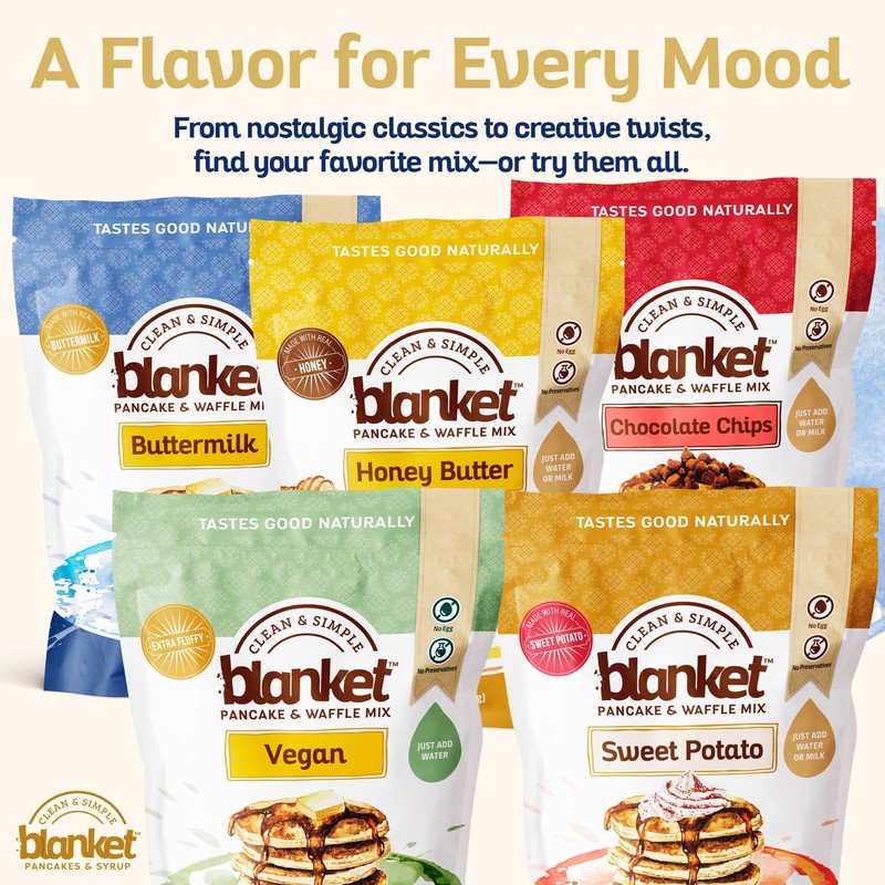 Blanket Pancakes and Waffle Mix – Chocolate Chip Pancake Mix