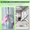 FZHZVVZPY 3 in 1 Window Cleaning Scraper, Window Squeegee with