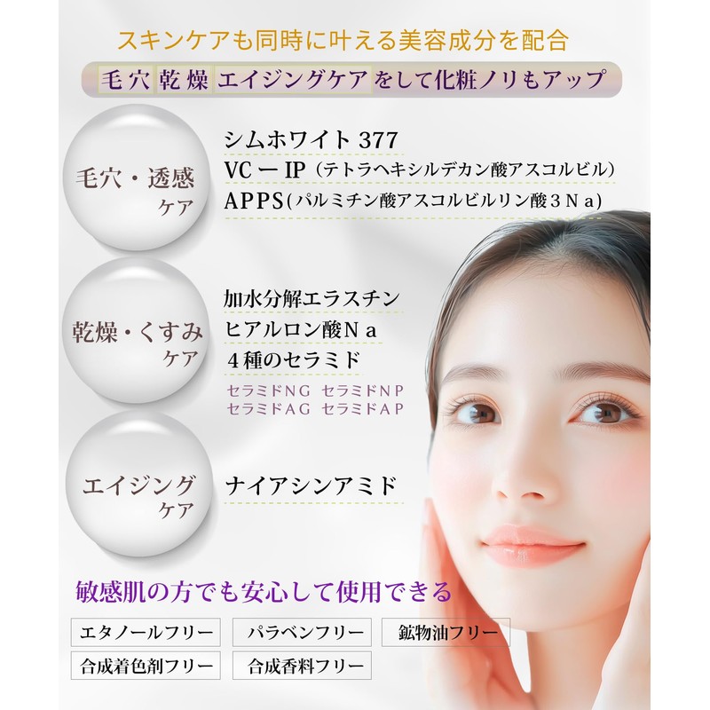 Pore Concealing, Pore Cover, Oil Glare Prevention Base, Makeup Base,