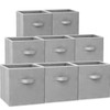 Criusia Storage Cubes - 11 Inch Heavy Duty Fabric Storage
