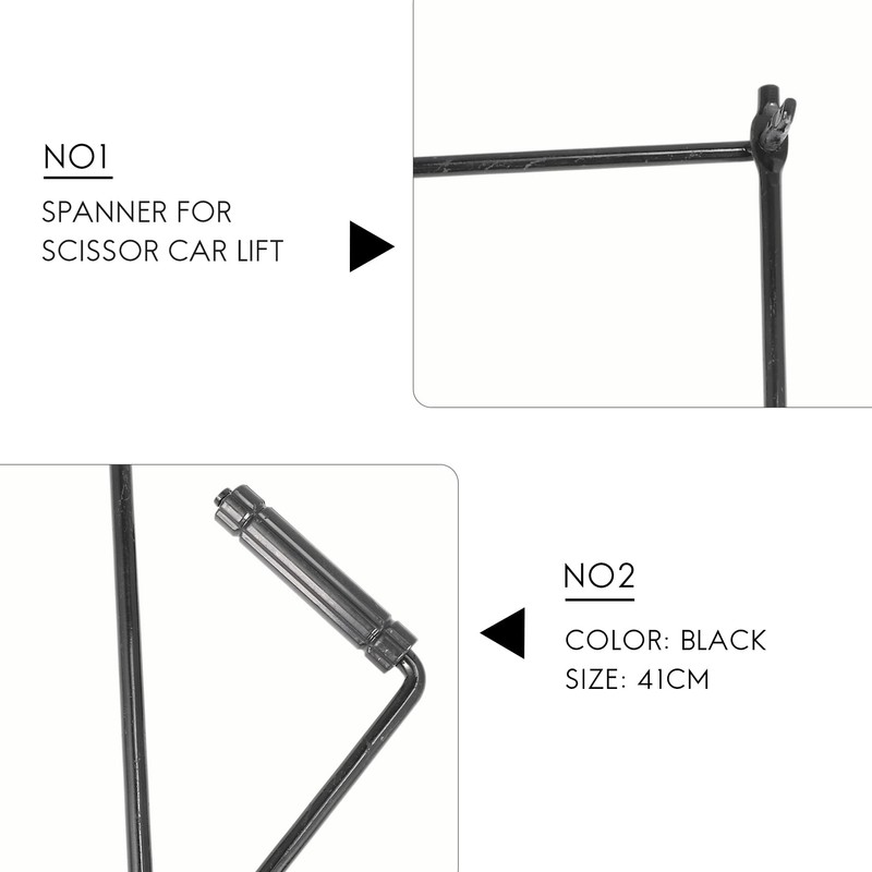 RUANI Car Hand Crank Spanner Handle for Scissor Car