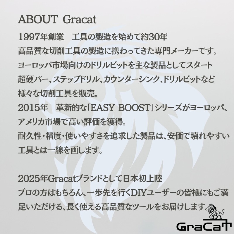 Gracat Professional Grade EASY BOOST Drill Bits 19-Piece Set HSS